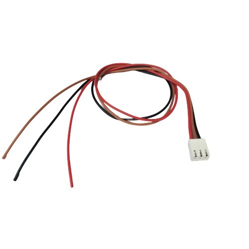 3 Pin White Relimate Female 2511 one side open 2.54mm - 300mm Length image 1