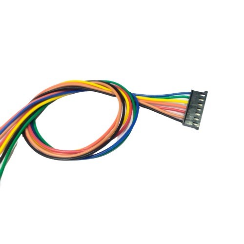 7 Pin Black Relimate Female 252 one side open 2.54mm - 300mm Length image 1