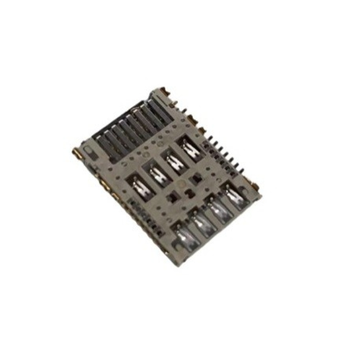 2 in 1 Micro / Nano SIM Card Holder 8 Pin Connector (Micro Nano SIM Socket) image 1
