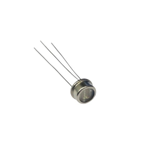 LDR 8mm 3 Leg Metal Housing Light Dependent Resistor Photo Sensor Metal Case Type (8mm LDR Sensor) image 1