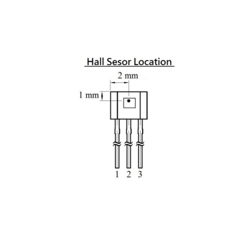 WSH136 Linear Hall Effect Sensor IC (Analog Magnetic Field Sensor IC) image 2