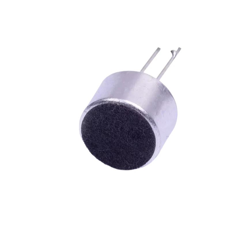 Electret Condenser Microphone with 2 Wire Lead Omnidirectional Audio Sensor Wired Capsule (Electret Microphone) image 1
