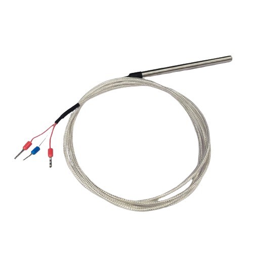 PT100 3 Wire Temperature Probe Platinum RTD Sensor Stainless Steel Industrial Temperature Sensor (PT100 3 Wire Probe) image 1