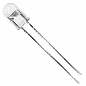 5mm Infrared Transmitter LED 940nm (5mm IR Emitter Diode) image 1