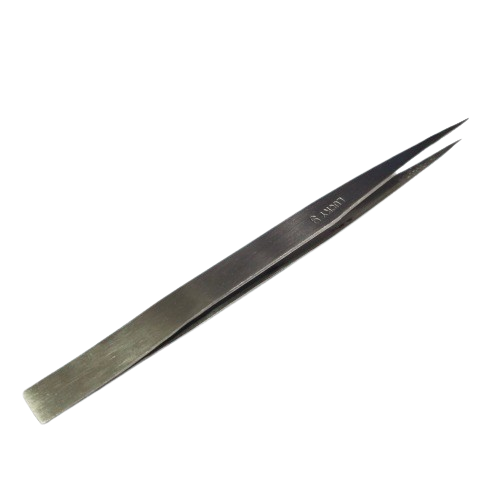 Straight Pointer Tweezer Stainless Steel 14cm (Precision Pointed Tweezer for Electronics and SMD Work) image 1