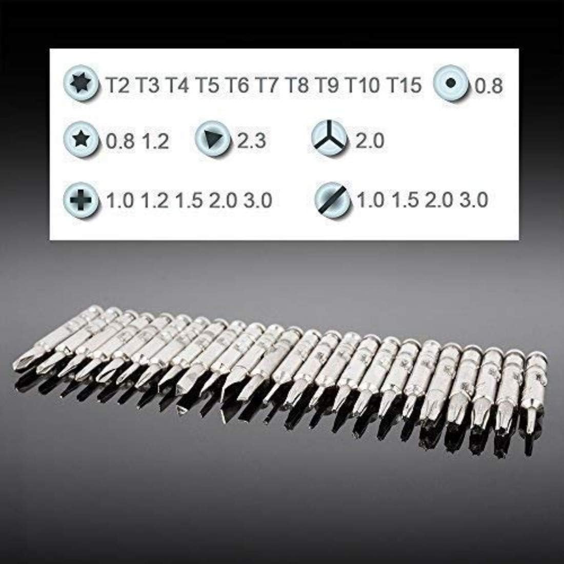 25 in 1 Precision Multi Pocket Screwdriver Set (Mini Screwdriver Kit for Electronics Repair) image 2