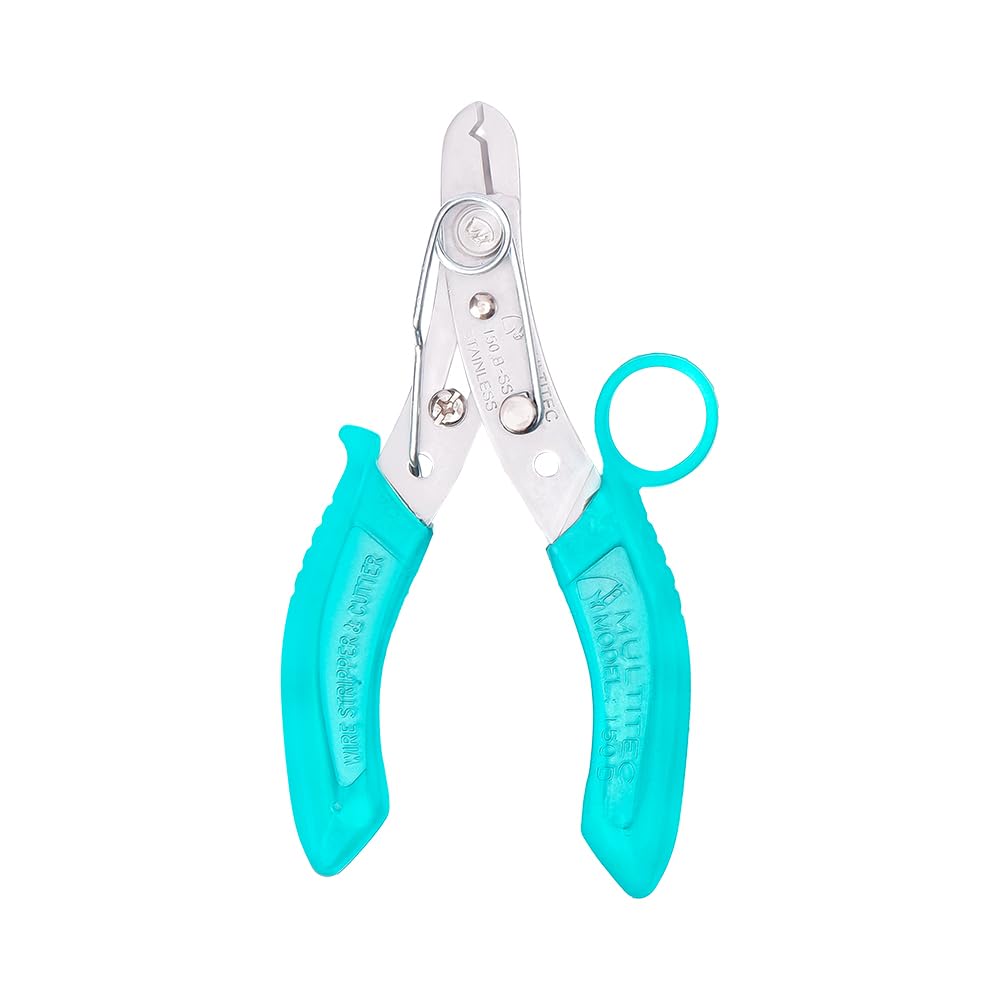 Multitec 150B SS Stainless Steel Wire Stripper and Cutter (Professional Wire Stripping Tool) image 1