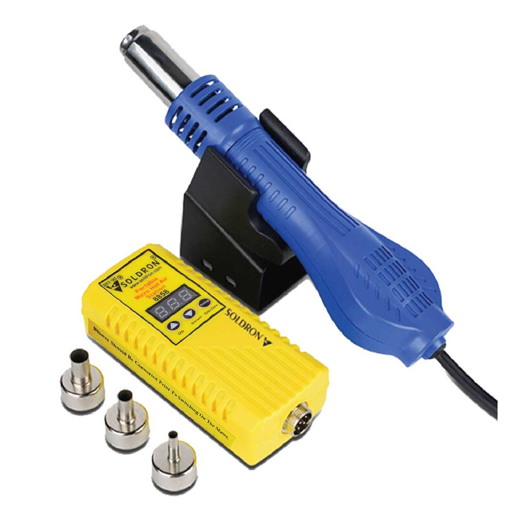 Soldron 8858 Portable Hot Air Blower (Soldron 8858 Hot Air Rework Station) image 2