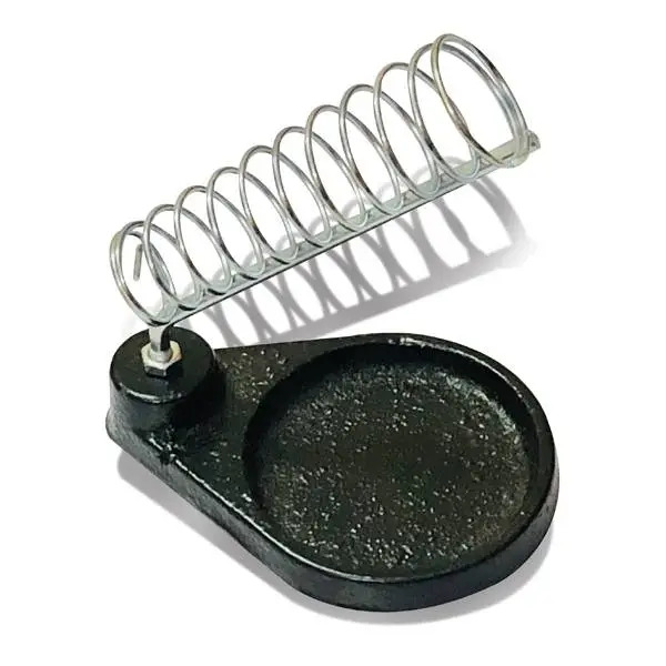 Armsol Heavy Duty Circular Metal Base Soldering Iron Stand with Cleaning Sponge (Soldering Iron Holder Stand) image 1