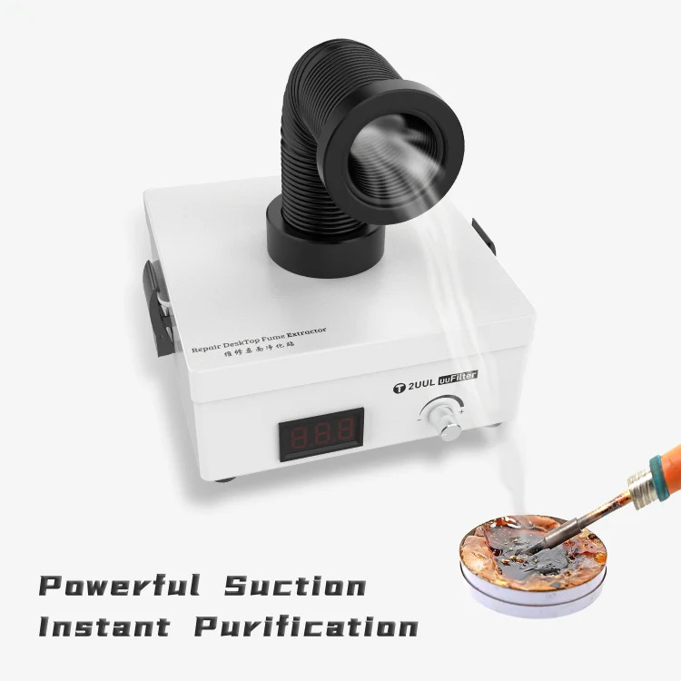 2UUL Desktop Solder Fume Purification Station with Multi-Layer Filtration (2UUL Purification Station) image 3