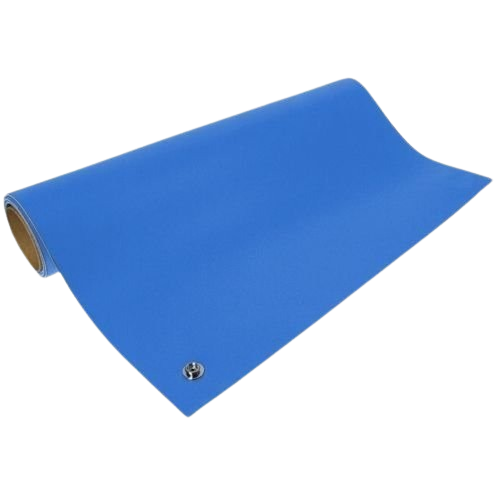 3-Layer 2mm Anti-Static ESD Safe PVC Mat with Grounding Cable and 2 Button 1.5Ft x 3Ft (Electronics Workbench ESD Mat) image 1
