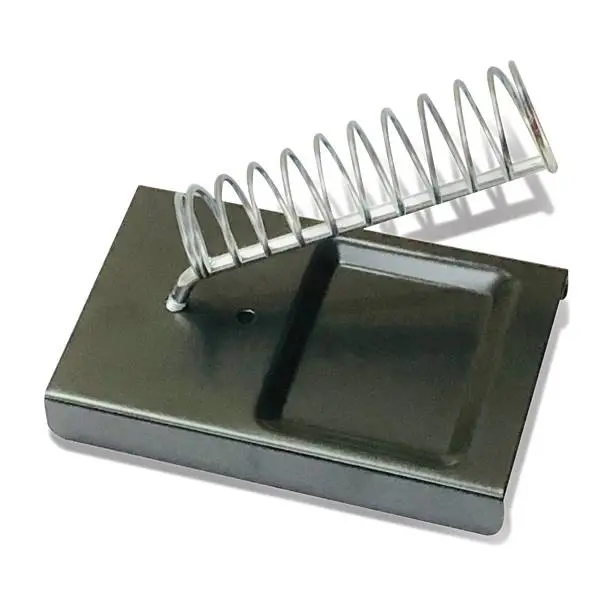 Soldering Iron Stand Rectangular (Heavy Duty Soldering Iron Holder with Cleaning Sponge) image 1