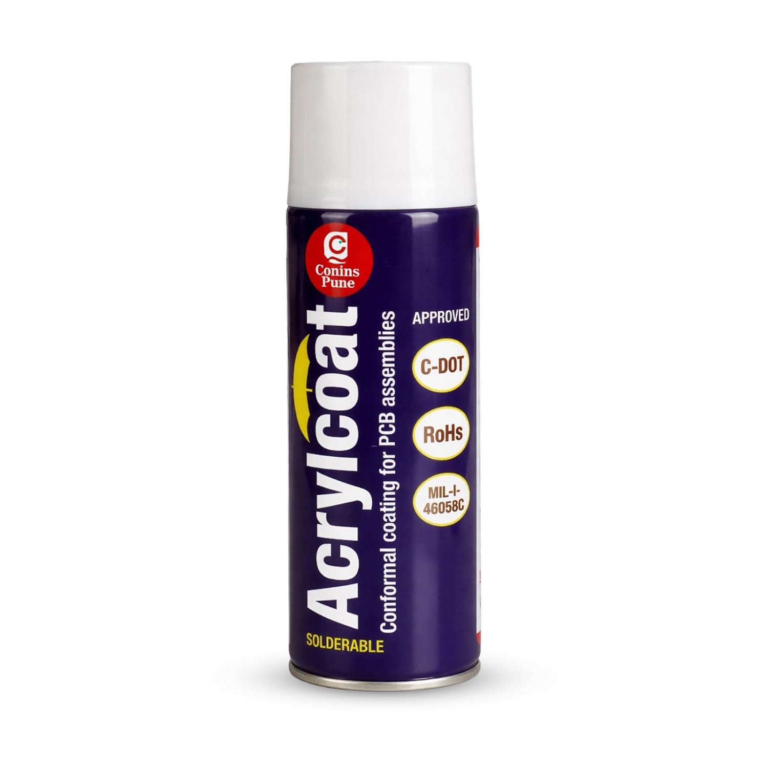 Acrylcoat AR-30 Conformal Coating 500ml (PCB Protective Coating, Solderable Acrylic Coating) image 1