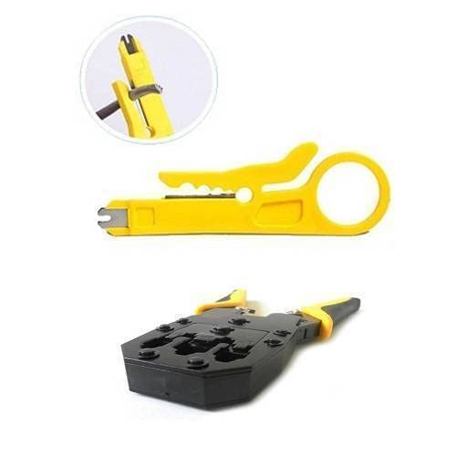 BOSI 3-in-1 Crimping Tool 4P, 6P, 8P (RJ45) for RJ9 RJ11 RJ12 RJ45 Connectors (Network Cable Crimper Tool) image 4