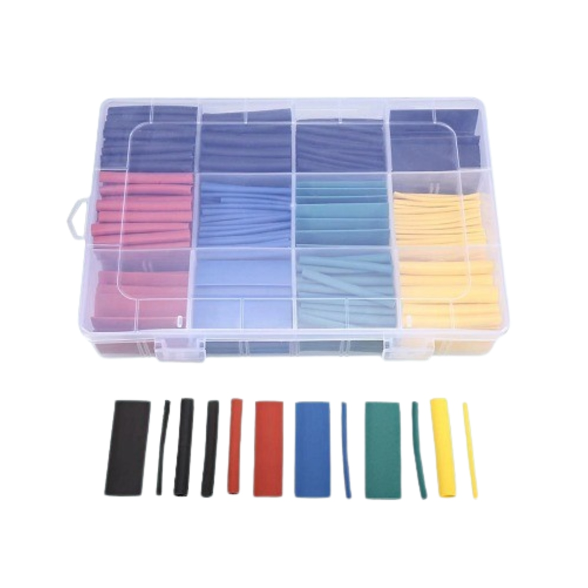 Heat Shrink Tubing HST Insulation Assorted Kit 45mm Length 530pcs (Heat Shrink Sleeves for Wire and Cable Insulation) image 1