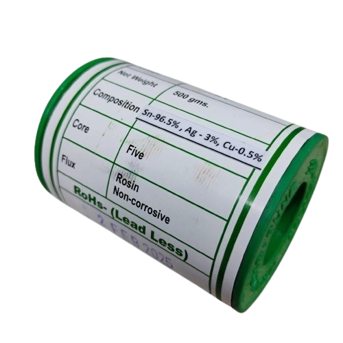 ROHS Lead Less Super Grade 21 SWG Solder Wire 500g (Lead-Free Soldering Wire for Electronics) image 1