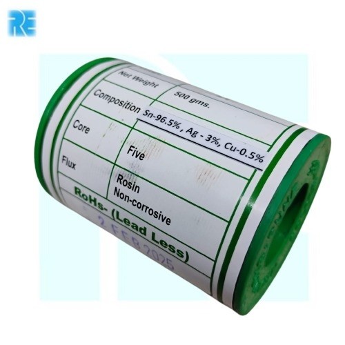 ROHS Lead Less Super Grade 21 SWG Solder Wire 500gms image 1