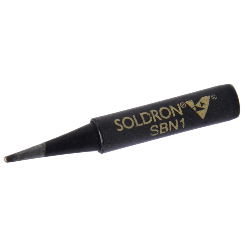 SOLDRON SBN1 Ceramic Coated Black Fine Needle Bit for Stations 936, 938, 960, 878 & 740 (SBN1 Soldering Iron Bit) image 1