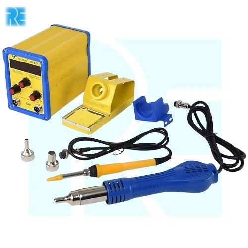 Soldron 878D 2-IN-1 Hot Air and Soldering Station image 1