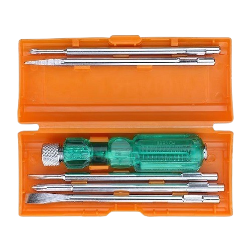 Taparia 812 Screwdriver Set with Neon Bulb (Electrical Tester Screwdriver Set) image 1