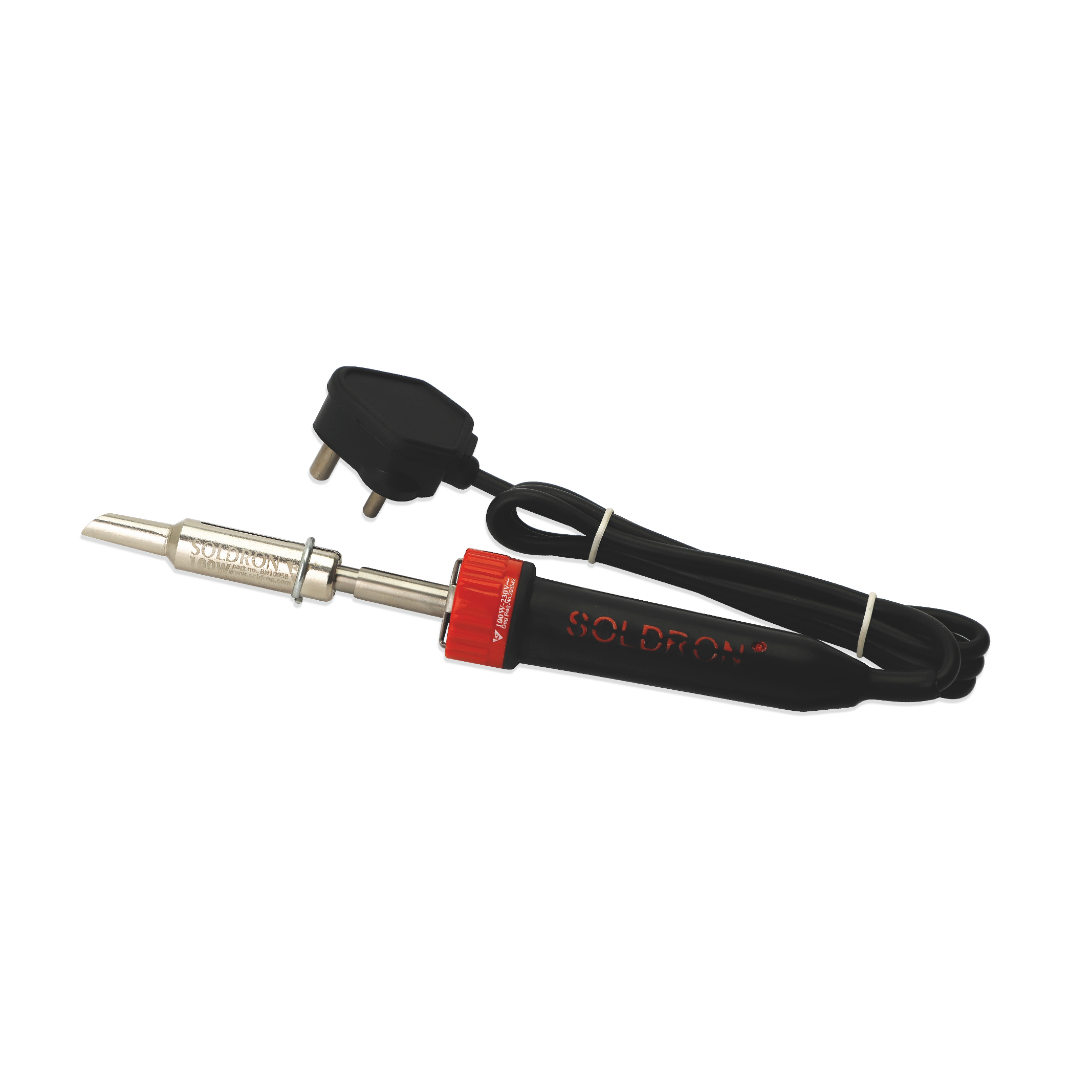 Soldron Heavy Duty 100W 230V Soldering Iron (Electric Soldering Iron, Heavy Duty Soldering Tool) image 1