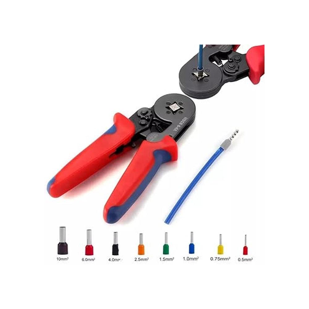 XTRA-10-4 Self Adjusting Ferrule Crimping Tool (Wire Ferrule Crimper, Terminal Crimping Tool) image 3
