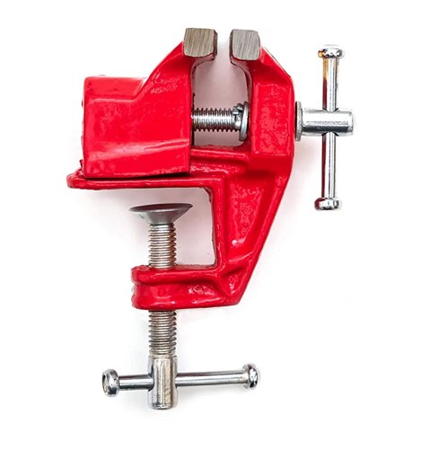 Baby vice clamp Professional Fixed Base with Bench mounted clamp size (40mm) image 1