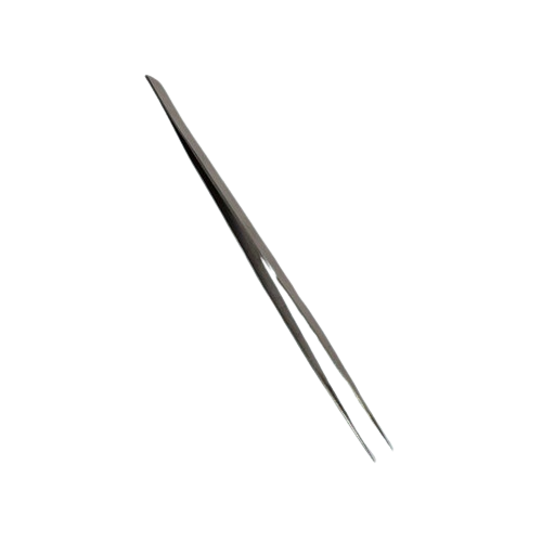 Straight Pointed Stainless Steel Tweezer 7 Inch NO-12 for Precision Handling (Straight Tip Tweezer) image 1