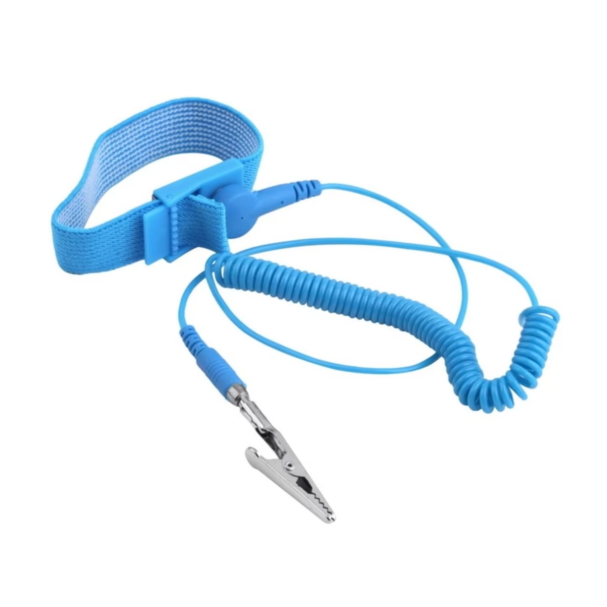 Anti Static ESD Wrist Strap Elastic Band with Clip (Adjustable ESD Grounding Wrist Strap) image 2