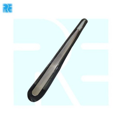 Pointed Stainless Steel 6.5 Inch Straight German Type Diamond Tweezer image 1