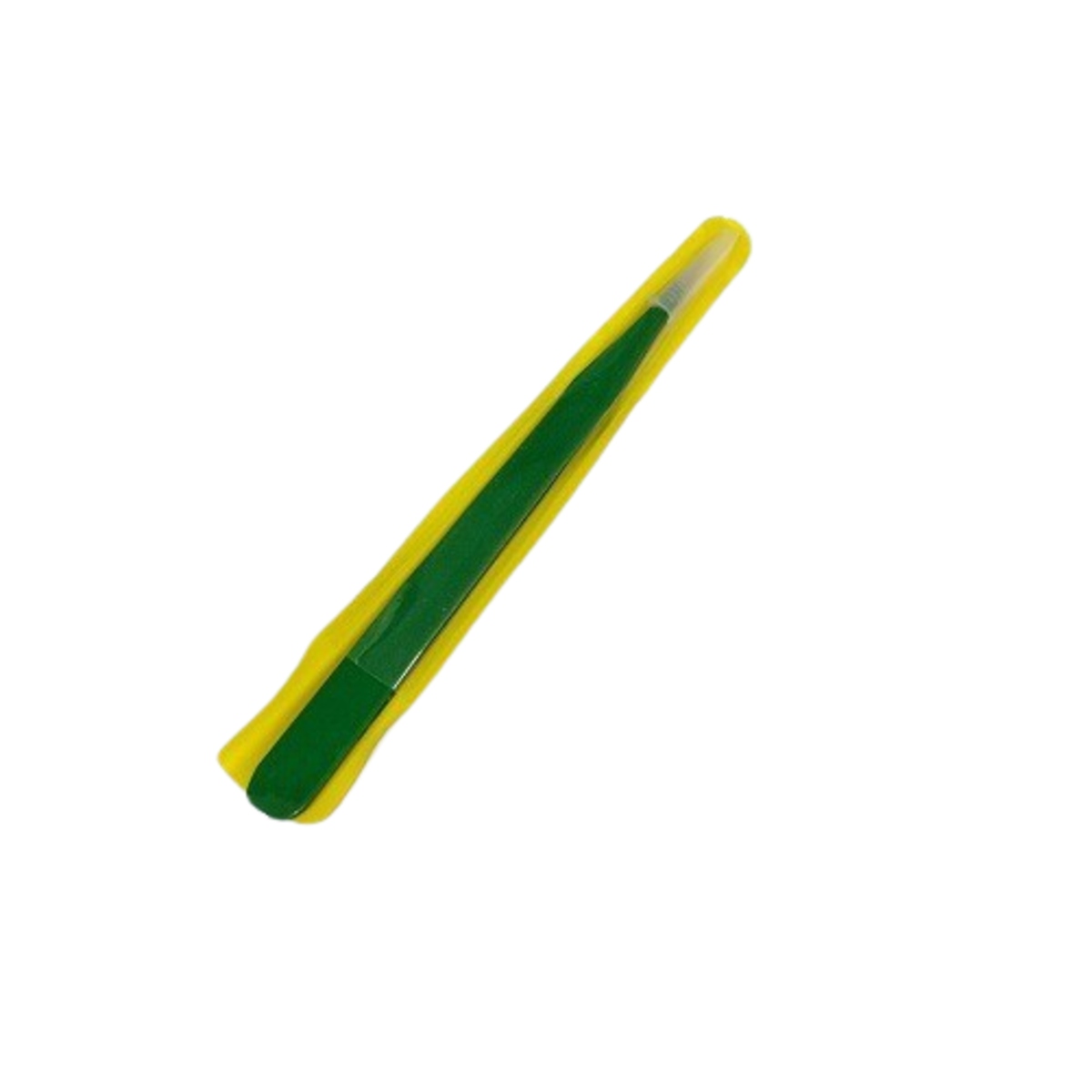 Pointed Stainless Steel Green Tweezer No. 9, 5.5 Inch for Precision Handling (Straight Tip Tweezer) image 1