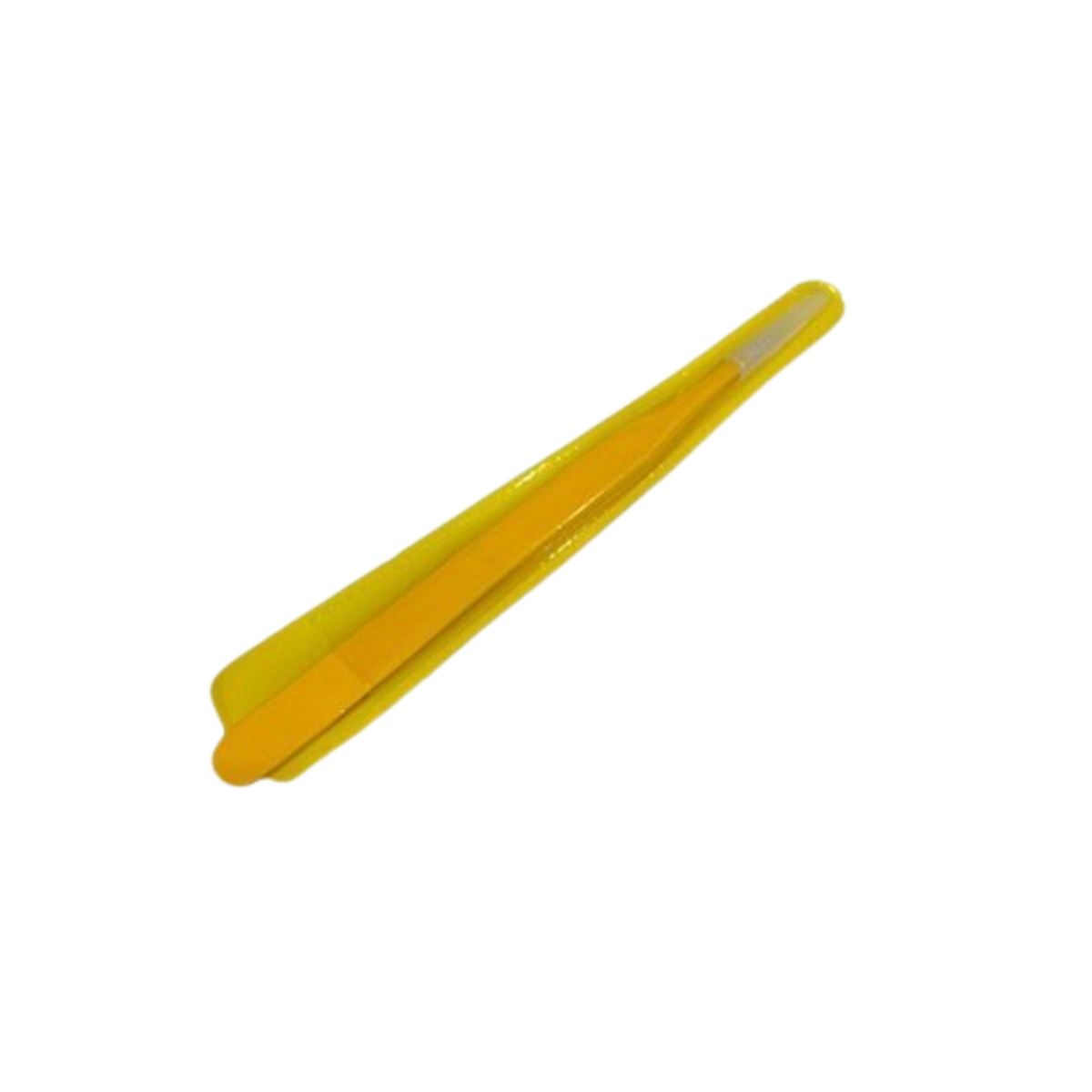 Pointed Stainless Steel Yellow Tweezer No. 9, 5.5 Inch for Precision Handling (Straight Tip Tweezer) image 1