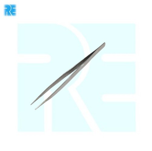 Pointed Stainless Steel 5 Inch Straight Tweezer No-9 image 1