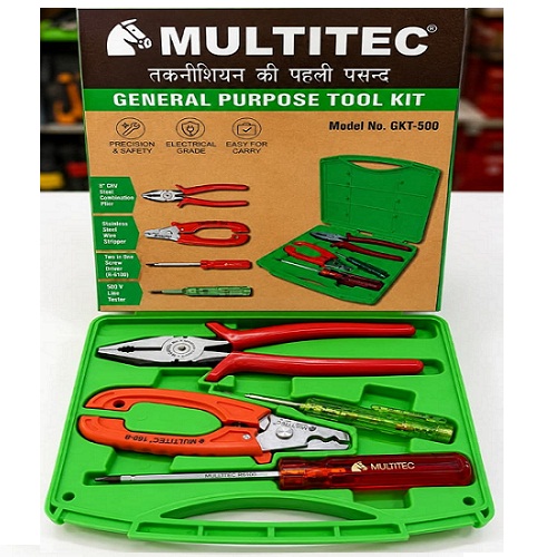 MULTITEC General Purpose Tool Kit – GKT-500 (Professional Hand Tool Kit) image 1