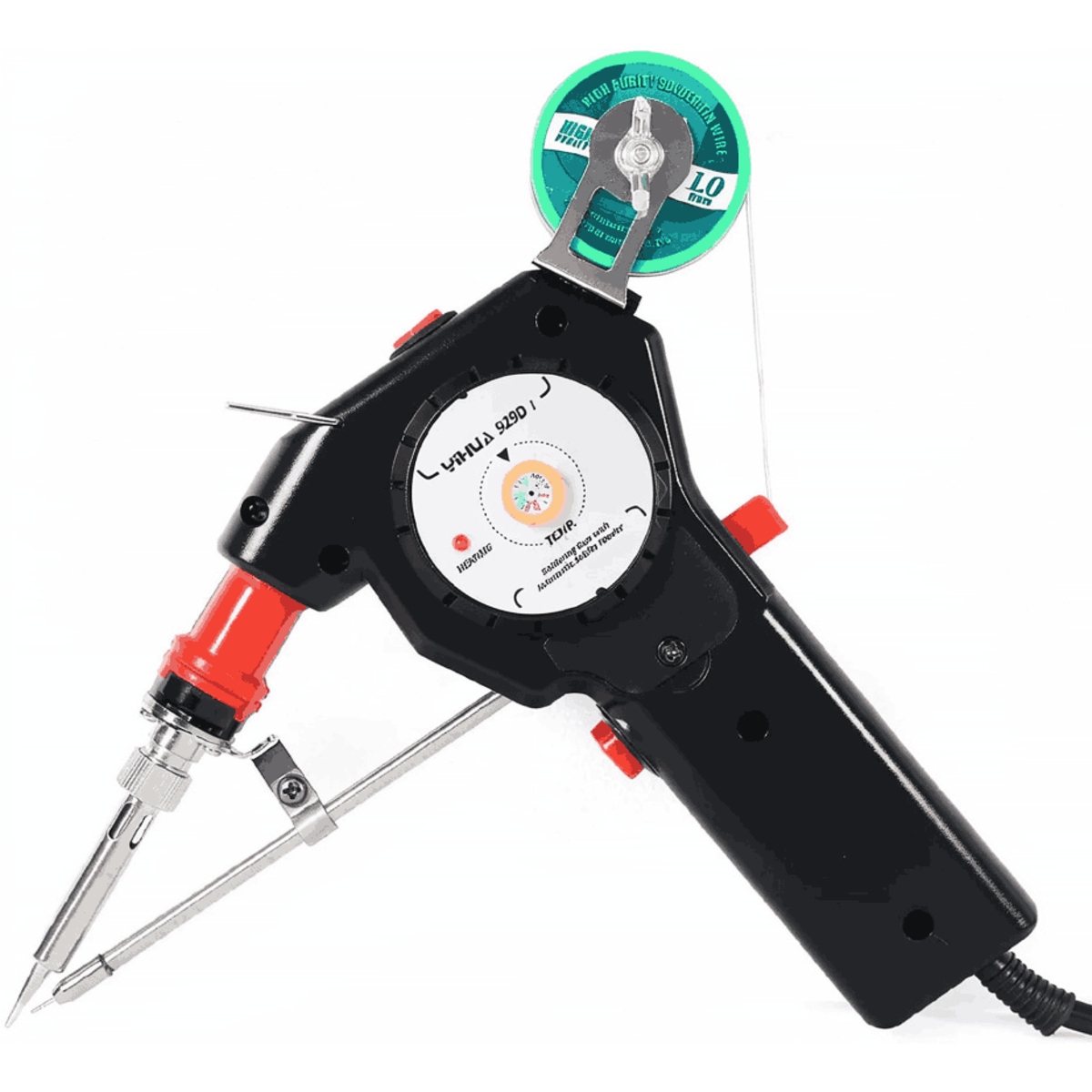 929D Auto Solder Feed Soldering Gun Portable with Variable Temperature (Soldering Iron Gun) image 1