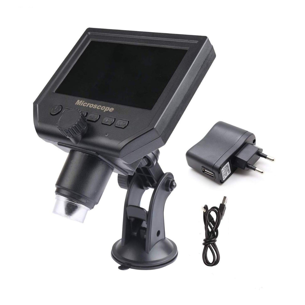 G600 Portable LCD Digital Microscope 4.3 Inch HD 3.6MP 1-600X 1080P (Digital Inspection Microscope) image 1