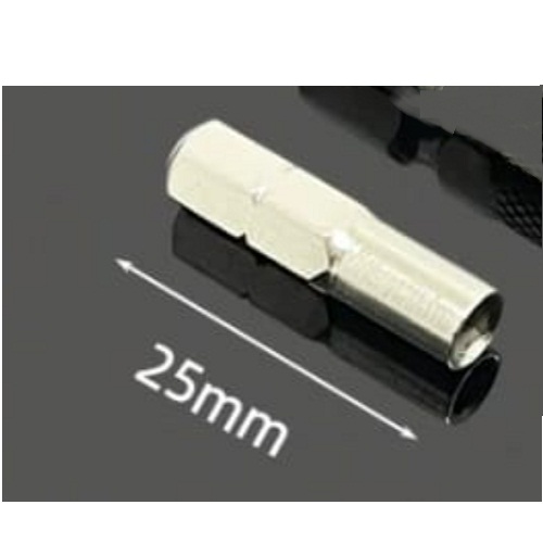 6.35mm to 4mm Magnetic Insert Bit Adapter – Mini Electric Screwdriver Hex Socket Holder (25mm) image 2