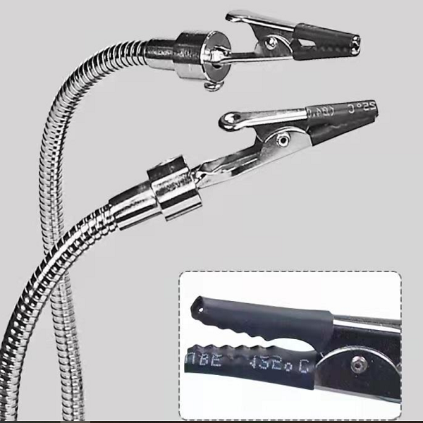 TE-806 Magnetized Helping Hands Fixture with 3X Magnifier (Magnetic Soldering Helping Hand) image 3