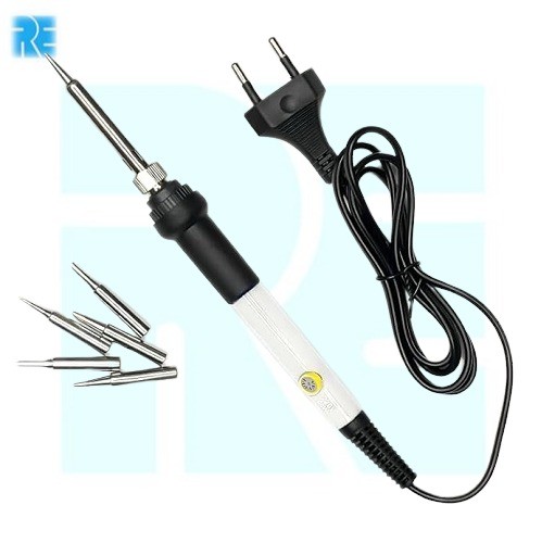 220V 60W 908 Temperature Adjustable Soldering Iron image 1