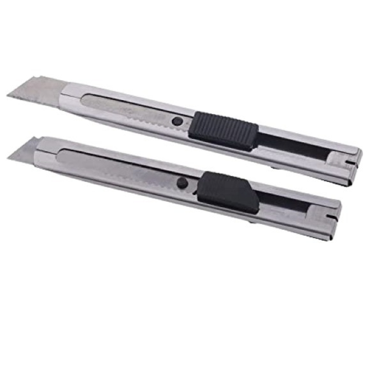 Heavy Duty Stainless Steel Cutter Knife Handle 20mm Blade 18mm (Precision Utility Cutter) image 1