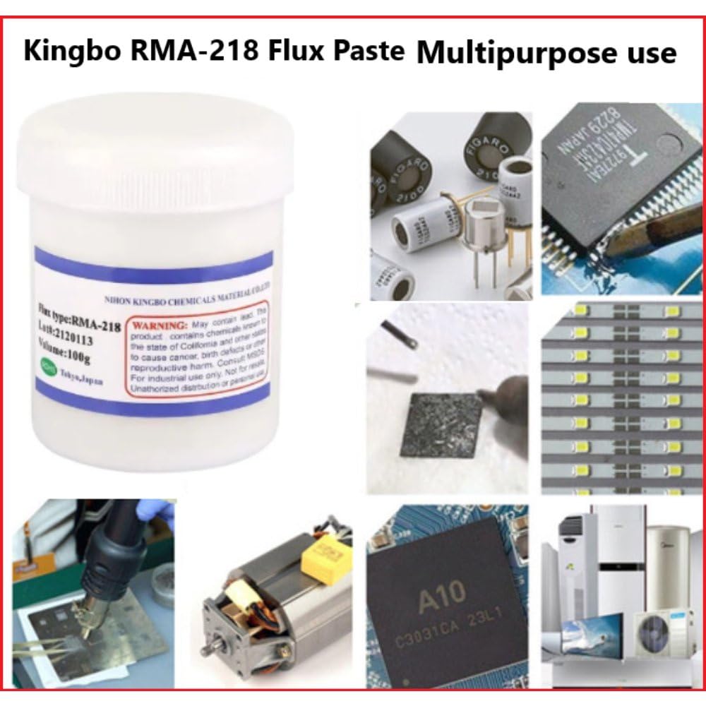 Kingbo RMA-218 Soldering and De-Soldering Flux 100g (No-Clean BGA SMD Rework Flux) image 2