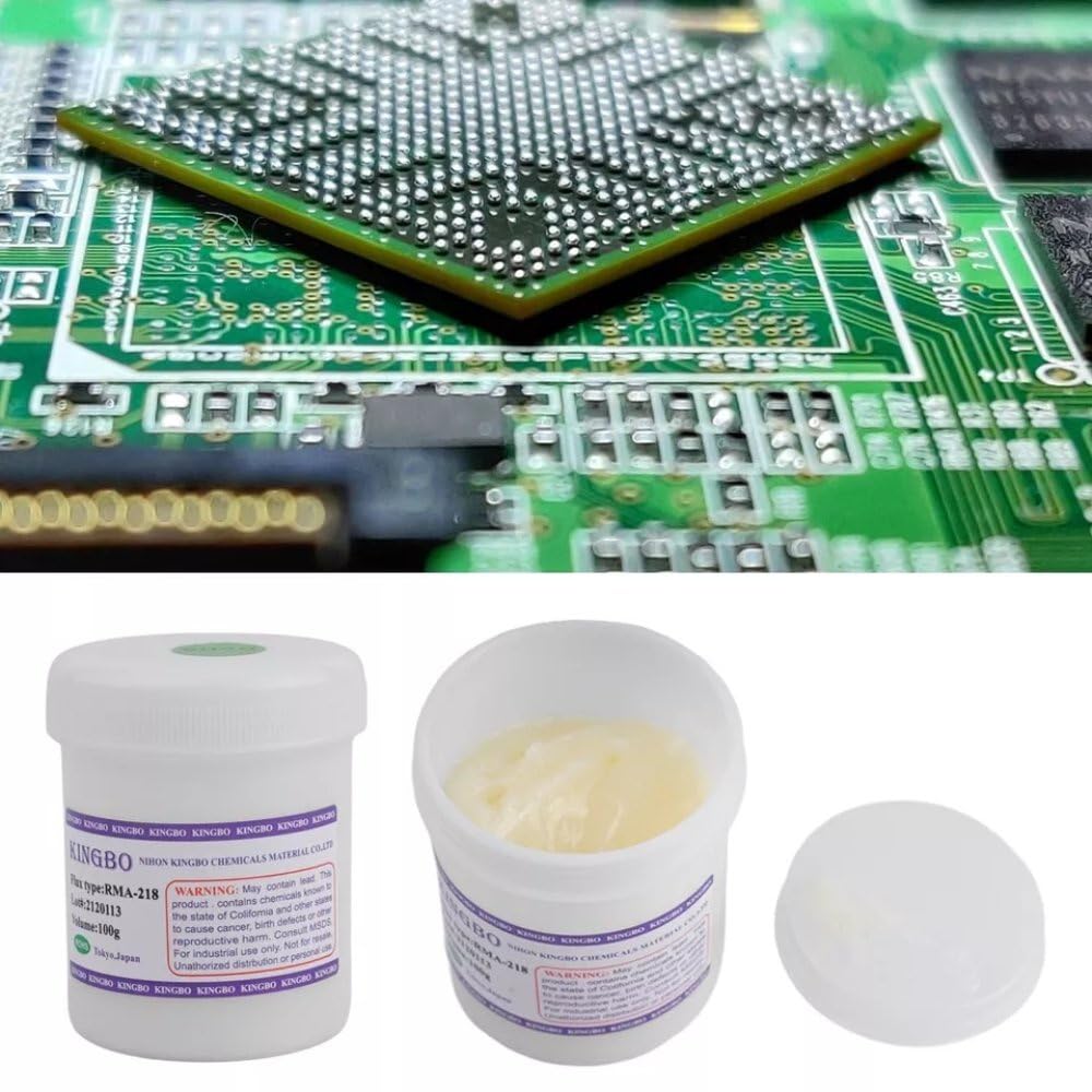 Kingbo RMA-218 Soldering and De-Soldering Flux 100g (No-Clean BGA SMD Rework Flux) image 4