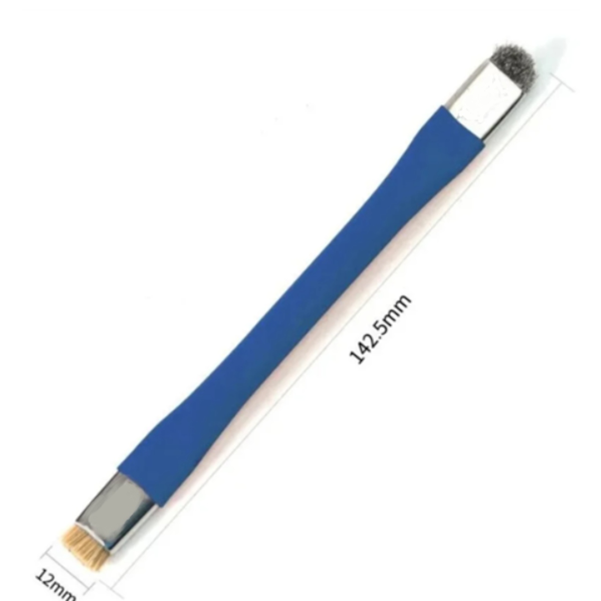 Double Head Anti Static ESD Safe Hard Brush 12mm x 142.5mm (ESD Cleaning Brush for Electronics) image 1