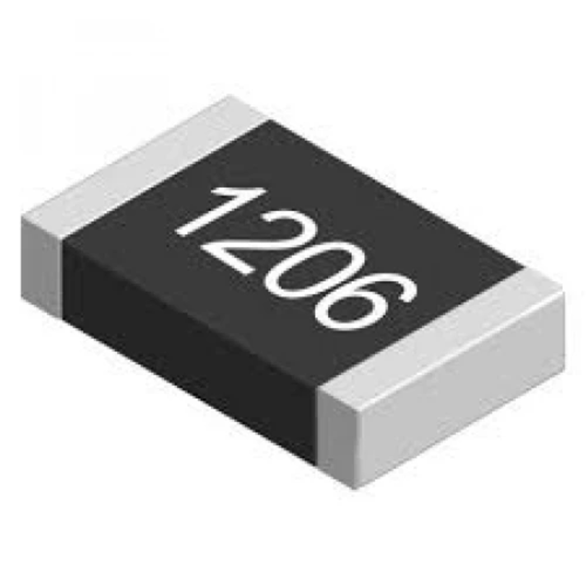 1 Ohm 1206 5% SMD Chip Resistor (Surface Mount Resistor) image 1