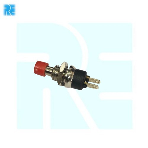 PBS1 Metal Push Button Switch Red - Calonix image 1