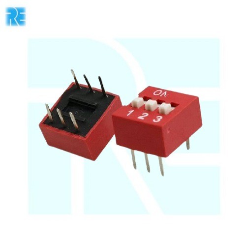 3 Way DIP 2.54mm 6 Pin Switch image 1