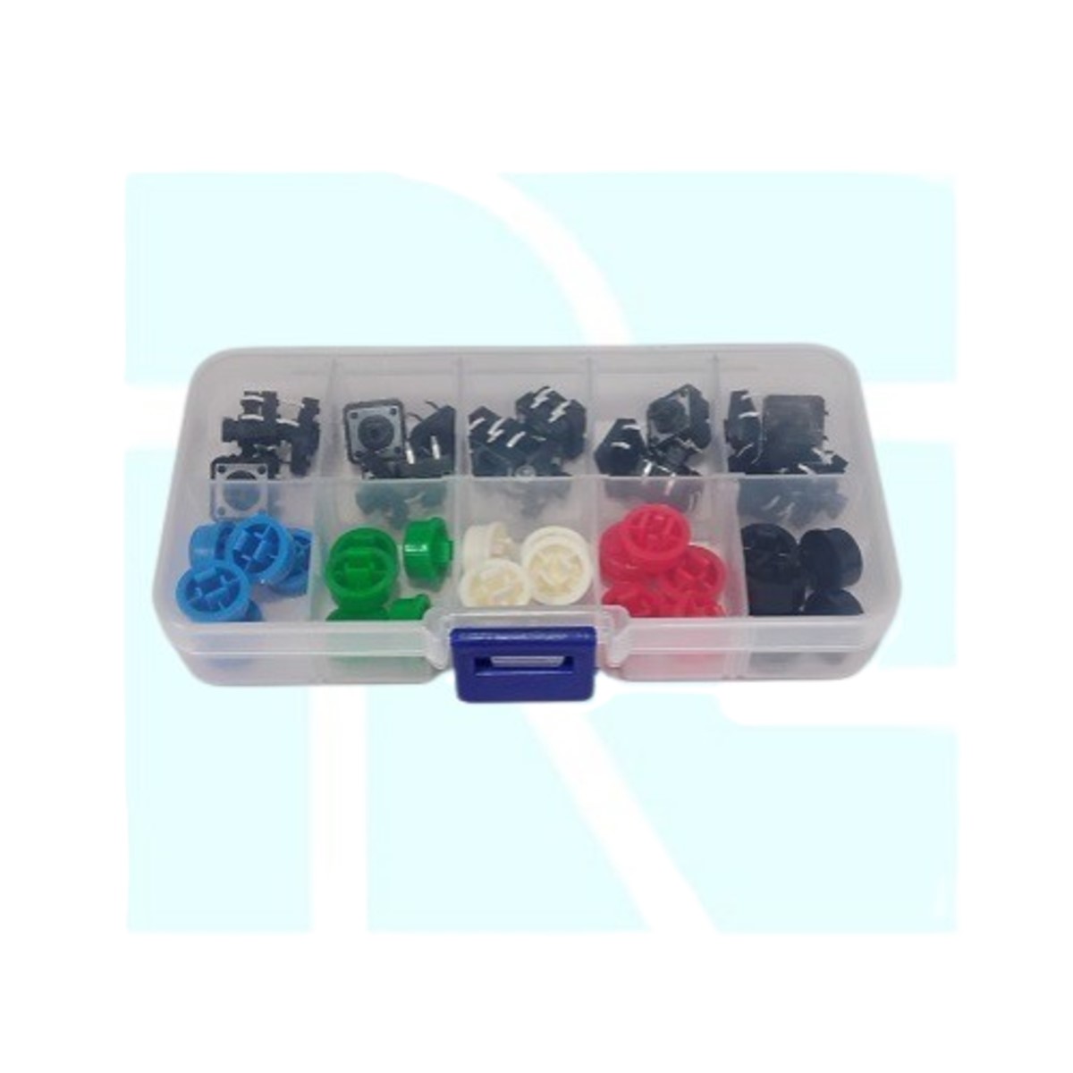 Tactile Push Button Switch with Cap Assorted Kit 25 Pieces (Tact Switch Kit) image 1