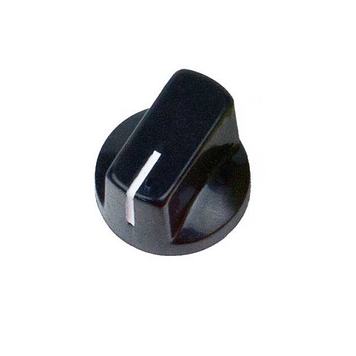 Flat Head 6mm Pointer Knobs Black BK-5 (Volume Control Knob For Plastic Shaft Potentiometer) image 1