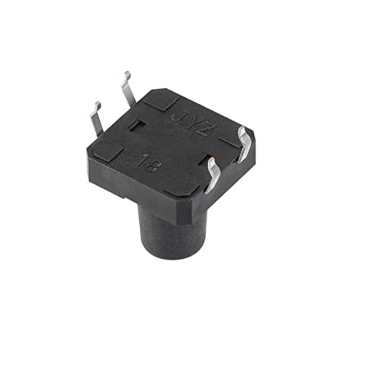 12 x 12 x 20mm 4 Pin DIP Momentary Tactile Switch Black ROHS (Push Button Tact Switch) image 3
