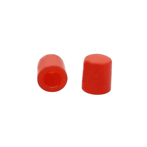 Red Round Cap for Tactile Switch Push Button (10mm Length, 8mm Round Cap) image 2